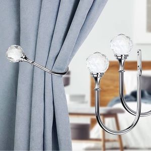 Decorative Curtain Holdbacks with Crystal Ball
